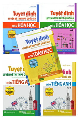 Combo Tuyệt Đỉnh Tinh Tuyển Luyện Đề Thi THPT (Toán - Hóa - Anh)