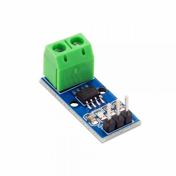 AOQDQDQD 30A ACS712 Current Sensor Module with Green Terminal and Straight Pins for Arduinoo and DIY Projects