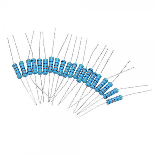 20pcs 2W Metal Film Resistor Resistance 1% 470K ohm Resistor