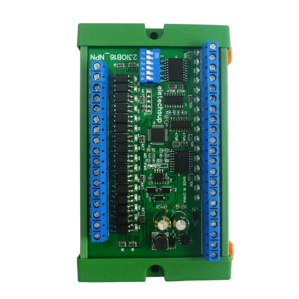 23IOB16 16CH Multifunctional RS485 Remote IO Module PLC DI-DO Expansion Board DIN Rail