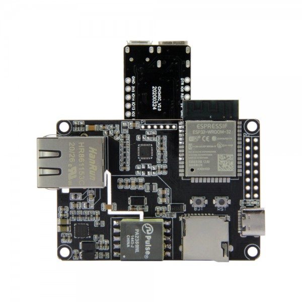 LILYGO® TTGO T-Internet-POE ESP32-WROOM LAN8720A Chip Ethernet Adapter And Downloader Expansion Board Programmable Hardw