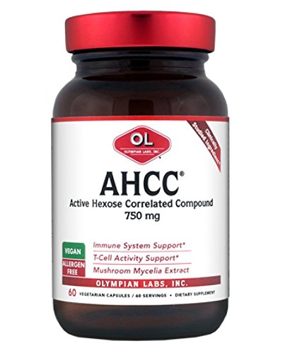 Olympian Labs - Ahcc-750mg, 750 mg, 60 capsules