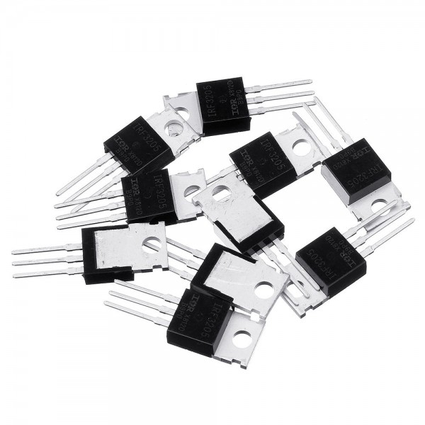 30Pcs IRF3205 IRF3205PBF MOSFET MOSFT 55V 98A 8mOhm 97.3nC TO-220 Transistor