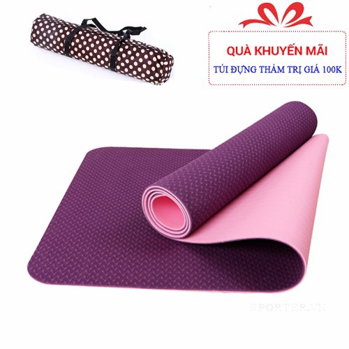 Thảm yoga đài loan tpe 8mm