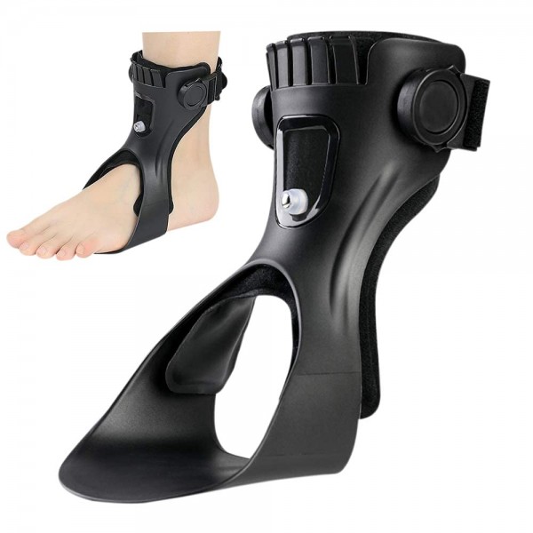 AFO Drop Foot Brace - 2021 Upgraded Medical Foot Up Ankle Foot Orthosis Support with Inflatable Airbag for Hemiplegia Stroke Shoes Walking Foot Sta...