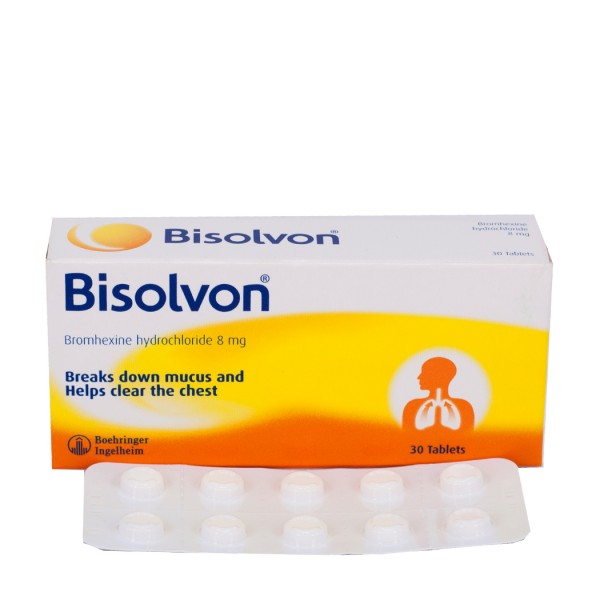 [ Nhập khẩu Đức] COMBO 2 hộp Bisolvon 8mg  Trị Ho Long Đờm ( hộp 30 viên)