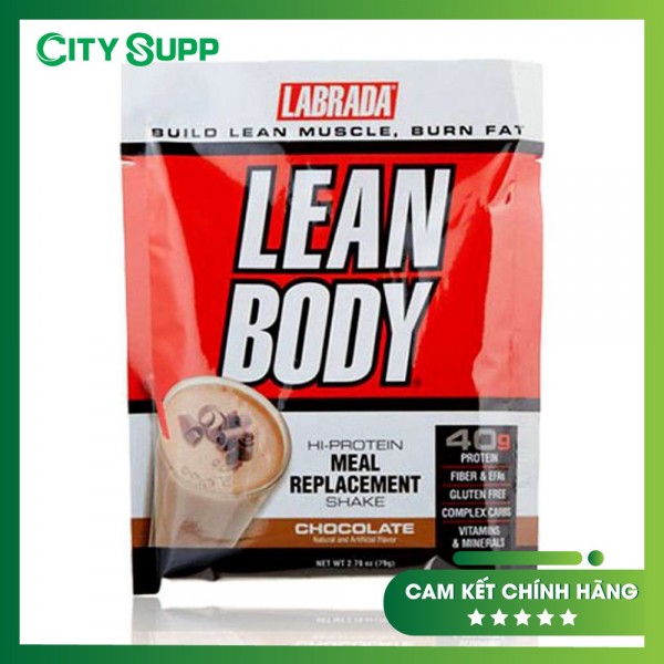 Lean Body Gói Bữa ăn thay thế dinh dưỡng tiện lợi của Labrada (Chính hãng - Có video)