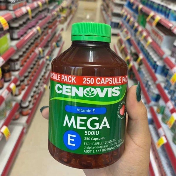 Cenovis Mega E 500IU hỗ trợ sức khỏe hệ tim mạch