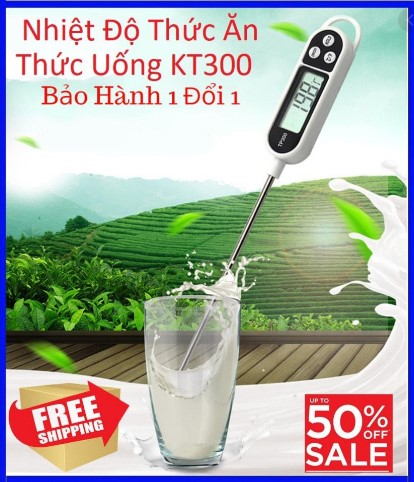 Nhiệt Kế Nấu Ăn Pha Sữa KT300 Đồng Hồ Đo Nhiệt Điện Tử - Nhiệt Kế Đo Nhiệt Độ Nước Sữa Thực Phẩm Đa Dụng