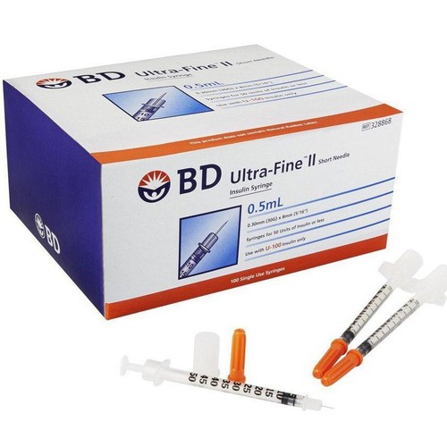 [HCM]Kim tiêm tiểu đường Insulin BD 05mlcc x 30G hộp 100 cây