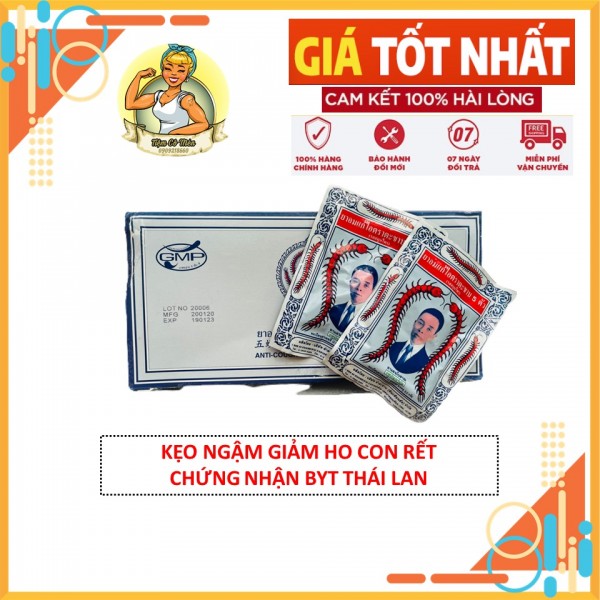 [HCM][Nội Địa Thái] Bịch Kẹo Ngậm Ho Con Rết TAKABB Thái Lan (Ho và Viêm Họng)